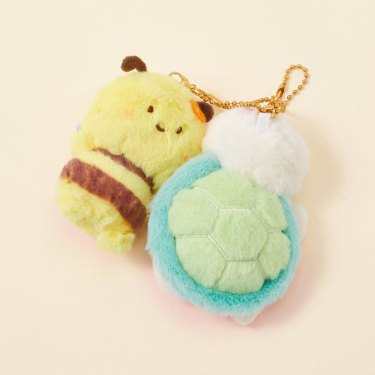 Bee & Turtle Pair Keychain