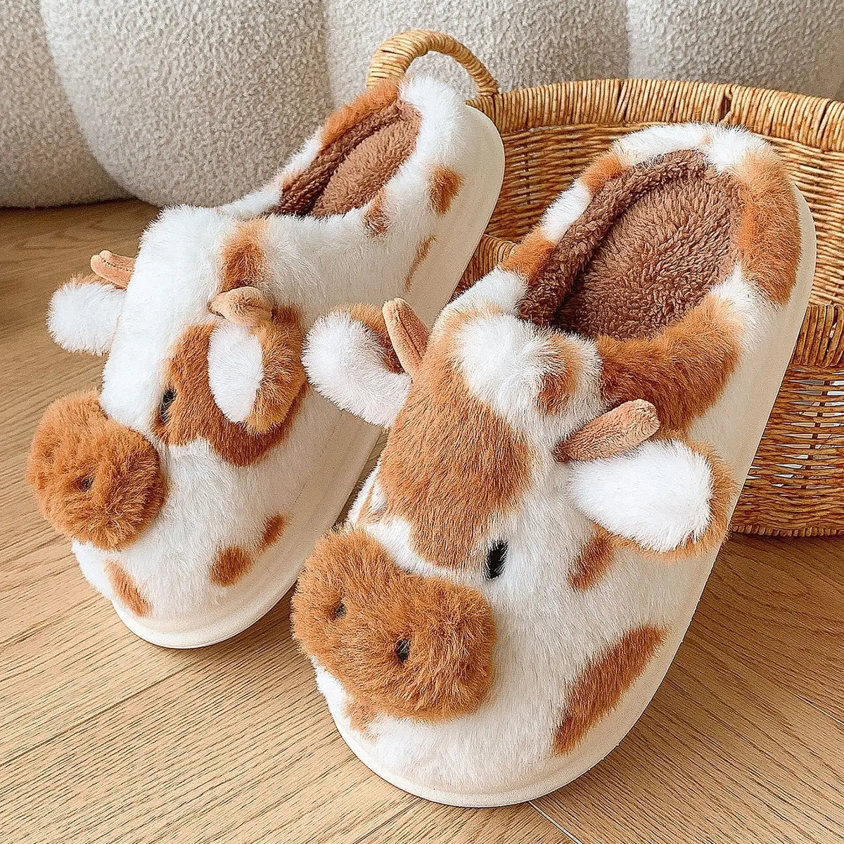 Baby Cow Slippers