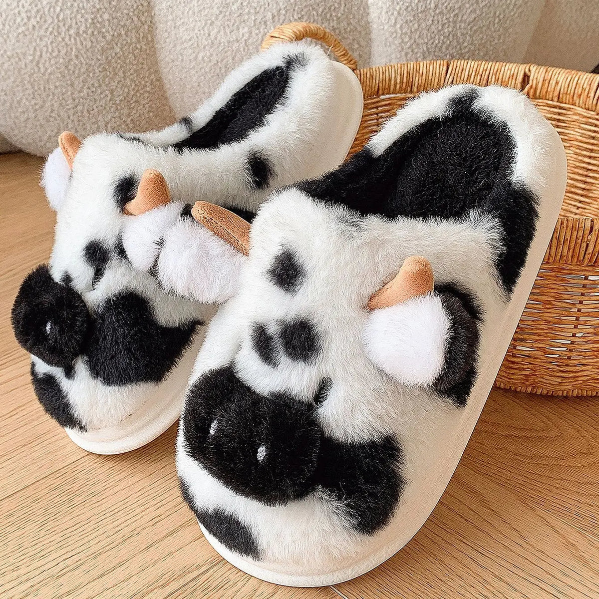Baby Cow Slippers