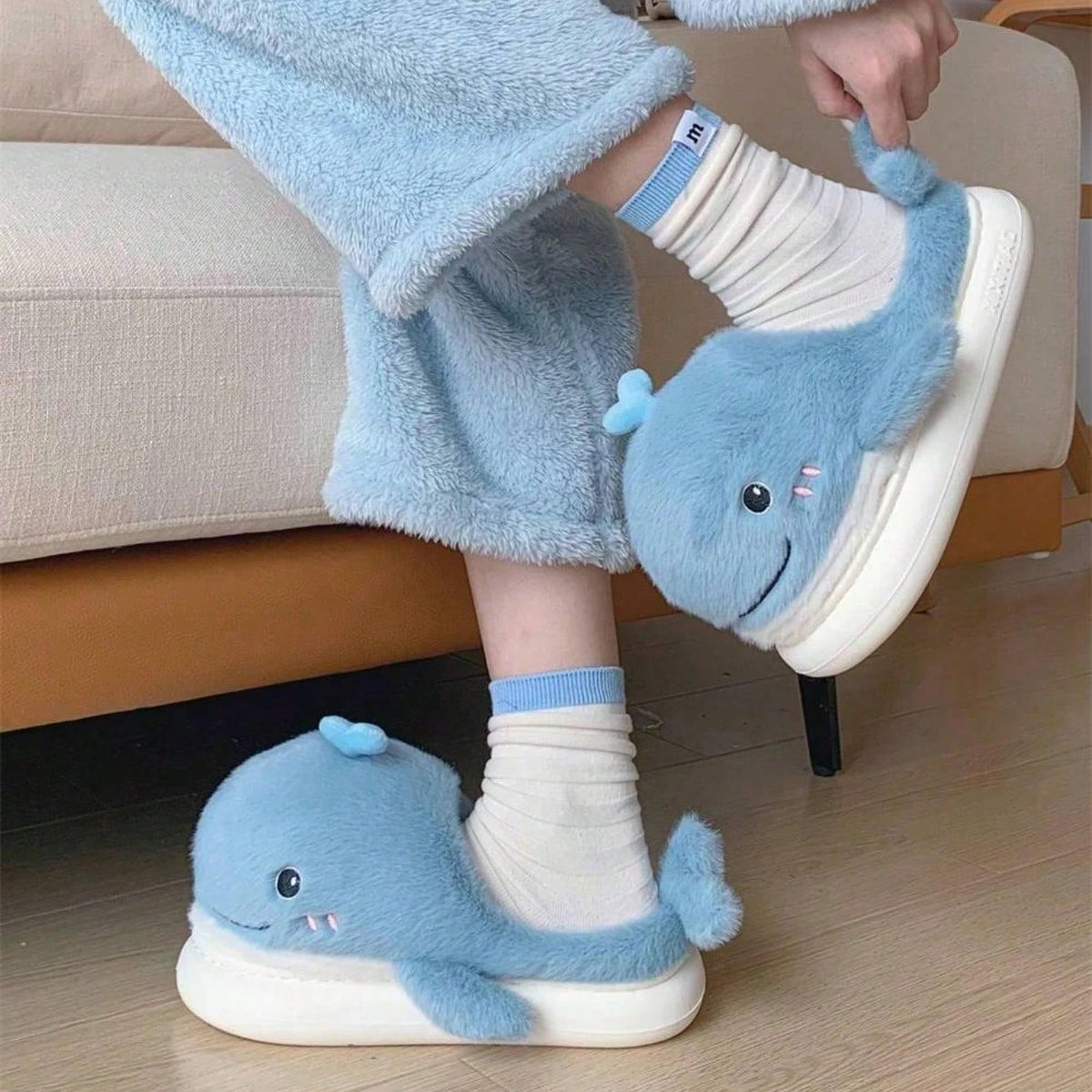 Chaussons Bébé Baleine