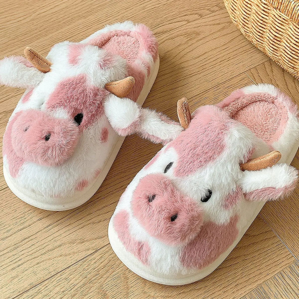 Baby Cow Slippers
