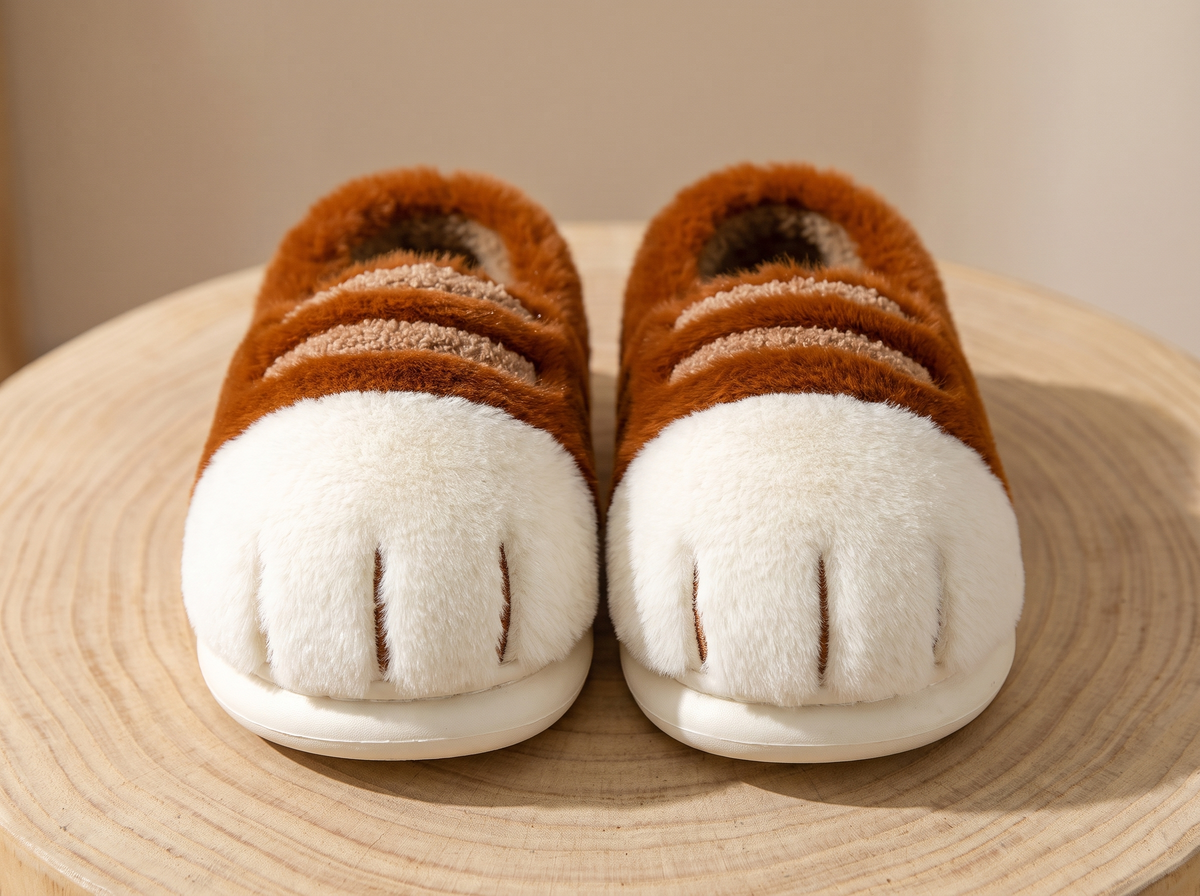 Kitty Paw Slippers — Ginger loafer