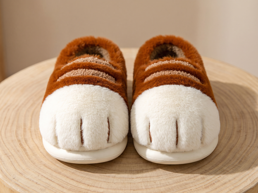 Kitty Paw Slippers — Ginger loafer